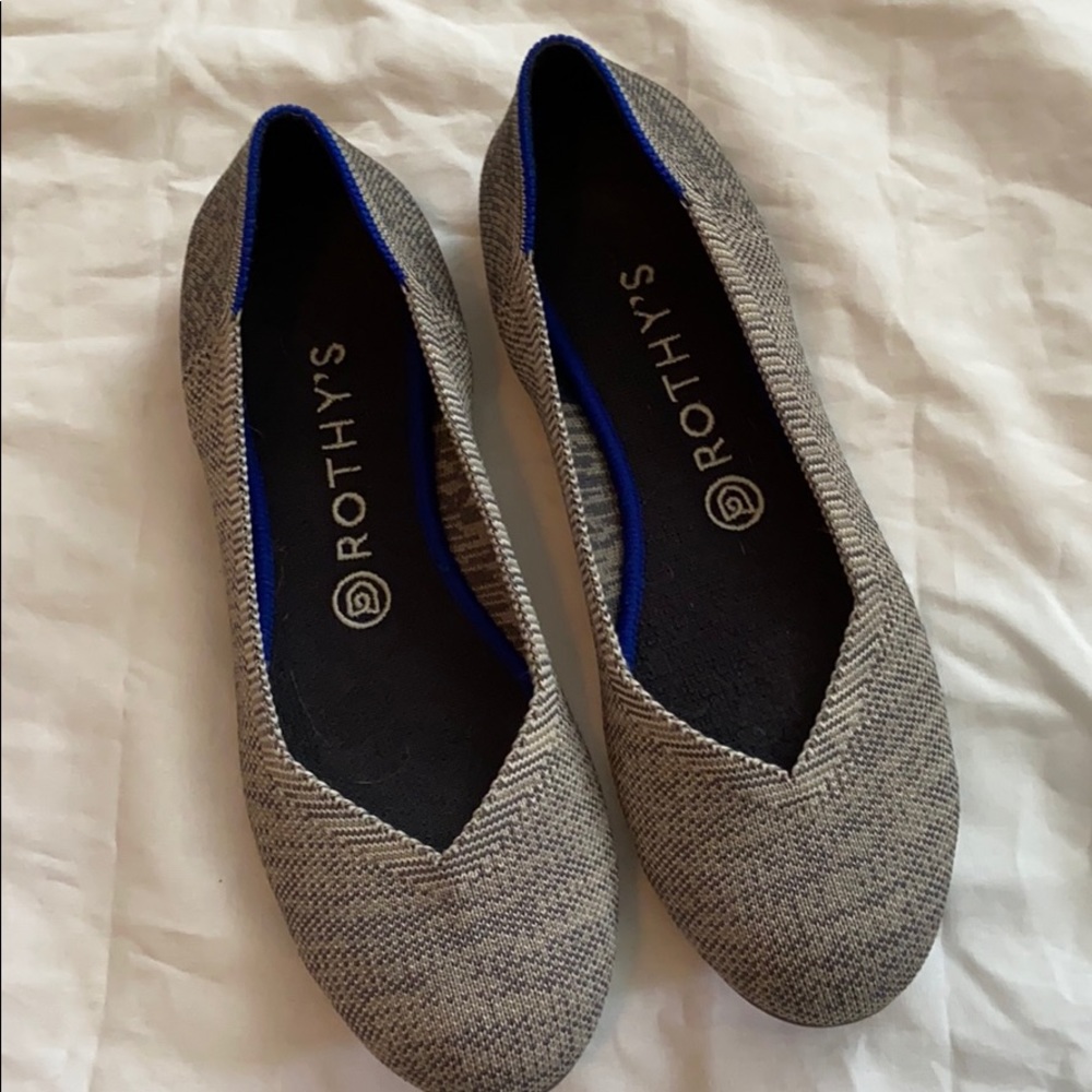 Rithy’s Retired Taupe Heathered Grey flat
